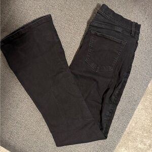 a.n.a Women's Black Flare Jeans